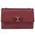 Borsa a Spalla Vala Chain in Pelle Bordeaux e Oro Auth 153977 di Salvatore Ferragamo D'oro Bordò - vista 13