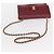 Borsa a Spalla Vala Chain in Pelle Bordeaux e Oro Auth 153977 di Salvatore Ferragamo D'oro Bordò - vista 7