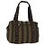 Pequin Borsa a mano in tela Pecan FENDI in nylon nero e marrone Auth bs30795