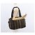 Pequin Borsa a mano in tela Pecan FENDI in nylon nero e marrone Auth bs30795 - vista 20
