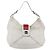LOEWE Bolsa de Ombro Anagram Couro Branco Prata Auth bs31002 - vista 13