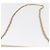 BALLY Borsa a Spalla a Catena Pelle Bianca Oro Auth bs31196 Bianco D'oro - vista 8
