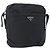 Borsa a Spalla PRADA Nylon Nero Argento Autentica ka123