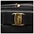 Borsa a mano Vala in pelle 2 in 1 nera e oro Auth BA7663 di Salvatore Ferragamo Nero D'oro - vista 19