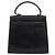 Borsa a mano Vala in pelle 2 in 1 nera e oro Auth BA7663 di Salvatore Ferragamo Nero D'oro - vista 2