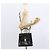 Borsa a mano Vala in pelle 2 in 1 nera e oro Auth BA7663 di Salvatore Ferragamo Nero D'oro - vista 24