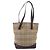 Burberry Borsa a spalla in tela Nova Check beige e oro Auth SW1853 D'oro - vista 2