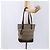 Burberry Borsa a spalla in tela Nova Check beige e oro Auth SW1853 D'oro - vista 22