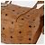 Borsa tote MCM Logogram Vicetos in pelle PVC marrone e oro Auth bs31442 D'oro - vista 10
