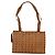 Borsa tote MCM Logogram Vicetos in pelle PVC marrone e oro Auth bs31442 D'oro - vista 3