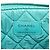 CHANEL Clutch aus Lammleder Smaragdgrün CC Auth 154047V - Ansicht 15
