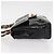 CHANEL Mademoiselle Borsa a Spalla con Catena Smalto Nero Oro CC Auth ka422 - vista 6