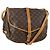 LOUIS VUITTON Borsa a Spalla Monogram Saumur 35 M42254 LV Auth 152023 Monogramma