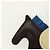 Hermès HERMES Rodeo PM Charm Pelle Marrone Blu Auth BA8095M - vista 3
