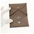 Hermès Monedero Calvi HERMES Cuero Beige Plata Auth BA8243M - vista 12