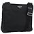 Borsa a Spalla PRADA Nylon Nero Argento Autentica 153217