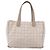CHANEL Nuova Borsa Tote da Viaggio Nylon Beige Oro CC Auth mr1575 D'oro - vista 2