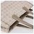 CHANEL Nuova Borsa Tote da Viaggio Nylon Beige Oro CC Auth mr1575 D'oro - vista 6
