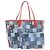 LOUIS VUITTON Borsa Tote Neverfull MM in Denim Monogram Blu M44981 LV Auth 22325SM