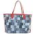 LOUIS VUITTON Borsa Tote Neverfull MM in Denim Monogram Blu M44981 LV Auth 22325SM - vista 13