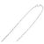 LOUIS VUITTON Pendente LV XL Collana Oro Bianco Diamante Q93821 Auth 27695SM - vista 11
