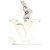 LOUIS VUITTON Pendente LV XL Collana Oro Bianco Diamante Q93821 Auth 27695SM - vista 6