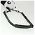 LOUIS VUITTON Borsa a Spalla LV Friend Panda Bear in Cotone Nero Bianco M57414 37880SM - vista 7