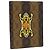 COUVERTURE DE CARNET STRIPE NIGO QUVERTURE LOUIS VUITTON BRUN NOIR GI0720 Auth 38082SM Marron