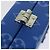 LOUIS VUITTON Monedero Trunk Monogram Clouds Azul M20403 LV Auth 61941SM Blanco - vista 9