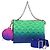 LOUIS VUITTON Pochette Trio Monogram Illusion NM Verde Rosa LV Auth 73911SM