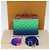 LOUIS VUITTON Pochette Trio Monogram Illusion NM Verde Rosa LV Auth 73911SM - vista 12