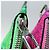 LOUIS VUITTON Pochette Trio Monogram Illusion NM Verde Rosa LV Auth 73911SM - vista 9