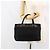 Autre Marque BOTTEGA VENETA Borsa a mano in tela nera Auth 155219 Nero - vista 25