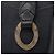 Borsa a mano Christian Dior in pelle blu navy oro Auth 151674 D'oro - vista 11