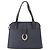 Borsa a mano Christian Dior in pelle blu navy oro Auth 151674 D'oro - vista 13