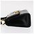 Borsa a Spalla Gancini in Pelle Nera e Oro Salvatore Ferragamo Auth bs31444 Nero D'oro - vista 4