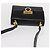 Borsa a Spalla Gancini in Pelle Nera e Oro Salvatore Ferragamo Auth bs31444 Nero D'oro - vista 6