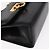 Borsa a Spalla Gancini in Pelle Nera e Oro Salvatore Ferragamo Auth bs31444 Nero D'oro - vista 9