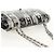 CHANEL Borsa a Spalla Double Flap in Pelle con Catena Argento CC Auth 148462SAM - vista 6