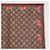 LOUIS VUITTON Sciarpa Monogramma Ciliegia LVxTM Carre 55 M96090 Auth BA7938M - vista 3