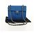 CHANEL Borsa a Spalla Mademoiselle in Tela Blu Oro CC Auth 154058SAV D'oro - vista 12