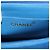 CHANEL Borsa a Spalla Mademoiselle in Tela Blu Oro CC Auth 154058SAV D'oro - vista 24