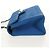 CHANEL Borsa a Spalla Mademoiselle in Tela Blu Oro CC Auth 154058SAV D'oro - vista 4