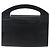 Borsa a mano Christian Dior in pelle nera e oro Auth 151752 Nero D'oro - vista 2