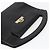 Borsa a mano Christian Dior in pelle nera e oro Auth 151752 Nero D'oro - vista 6