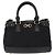 Borsa a mano Gancini in nylon 2 in 1 nera e oro Auth 154686 di Salvatore Ferragamo Nero D'oro - vista 13