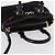 Borsa a mano Gancini in nylon 2 in 1 nera e oro Auth 154686 di Salvatore Ferragamo Nero D'oro - vista 6