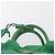 PRADA Borsa a mano in nylon verde oro Auth 154693 D'oro - vista 8