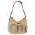 Borsa a Spalla PRADA Nylon Beige Argento Autentica ep12067