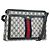 Borsa a Spalla Gucci GG Supreme Sherry Line PVC Blu Navy Oro 14 02 013 Auth 154336 D'oro